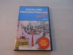 Bob Davies Overcome Procrastination NOW 4 Audio CD Set W/ Textbook On CD EUC - Picture 1 of 4