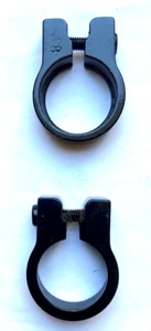 Abrazadera de tija de sillín ligera de 31,8 mm Allen llave perno bicicleta aleación negra - Imagen 1 de 1
