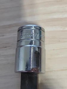 NICE USED SNAP-ON TOOLS 3/8" DRIVE 3/8" SAE HEX BIT CHROME SOCKET DRIVER FA12E - Bild 1 von 8