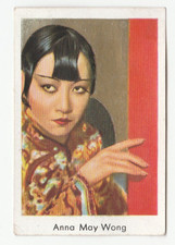 Anna May Wong card 364 "Gold movie pictures" SALEM Dresden 1933