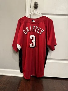 Mitchell & Ness Cincinnati Reds Ken Griffey JR Practice Jersey Men's LARGE NWT - Picture 1 of 2