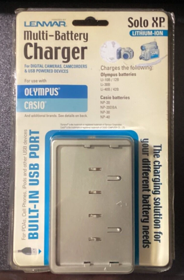 Lenmar Lithium-Ion Multi-Battery Charger Solo XP NEW IN PACKAGE - Image 1 of 4
