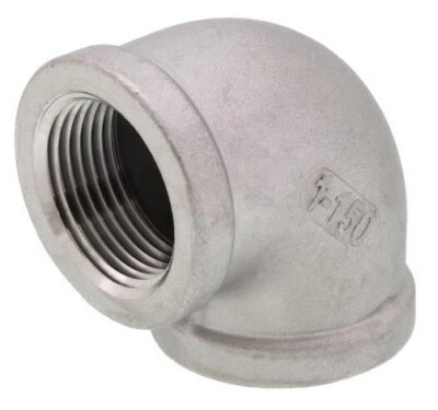 (Ships Fast) 1" NPT Female 316 Stainless Steel 90 Elbow - Image 1 of 3