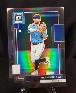 2022 Panini Donruss Optic - Brandon Lowe - Black Prizm - Tampa Bay Rays /25 - Bild 1 von 2