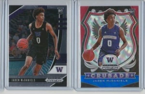 LOTE DE 2 CARTAS DE NOVATO JADEN McDANIELS 20-21 PANINI PRIZM DRAFT PICKS - ENVÍA TU OFERTA - Imagen 1 de 12