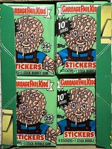 UNOPENED PACK Garbage Pail Kids 10th Series (1987) Sticker Card Movie Ad Wax GPK - Picture 1 of 4