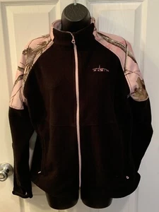 Habit Women's Small Pink Camouflaged Coat Jacket - Picture 1 of 4