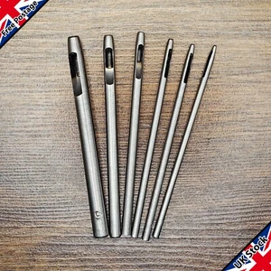 6x Sharp Hollow Hole Punch Tool Heavy Duty for Leather Fabric Rubber Card 1-5mm - Picture 1 of 3