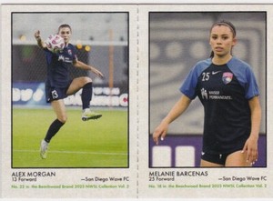 2023 Parkside NWSL VOL. 2  BEACHWOOD BRAND ALEX MORGAN/MELANIE BARCENAS SSP