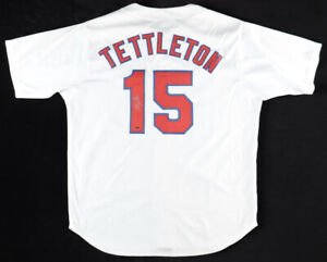 Mickey Tettleton Signed Texas Rangers Jersey (OK Authentics) XL