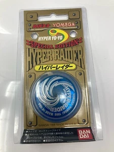 Hyper Yo Yo YOMEGA Special Edition Hyper Raider Blue Clear Bandai Japan Vintage - Picture 1 of 3