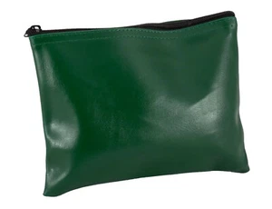 Nueva bolsa de piezas de ajedrez de vinilo de 8 1/2” x 6 1/2” - Sostiene un juego completo de piezas de ajedrez - Verde - Imagen 1 de 1