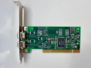 Indigita Firewire Karte IDT481 2 Port IEEE1394 Host Adapter PCI Card - Bild 1 von 5