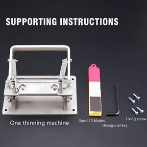 Leather Splitter Peeling Machine Stainless Steel Skiving Skiver Peeling ToolAVw1 - Picture 1 of 7