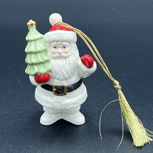 Ornamento natalizio in porcellana Lenox Buon Babbo Natale - Foto 1 di 10