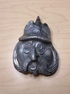 Kaiser Kleid Gürtelschnalle Wilhelm 3D Helm Monokel signiert von schwarz - Bild 1 von 7