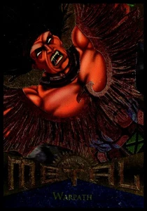 Tarjeta base Fleer Ultra Metal Warpath Marvel Comics #123 1995 Power Grid - Imagen 1 de 2