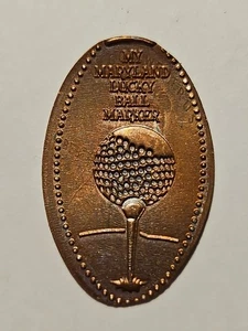 My Maryland Lucky Ball Marker Souvenir länglicher gepresster Penny - Bild 1 von 1