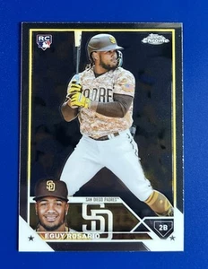 2023 Topps Chrome Baseball Eguy Rosario RC San Diego Padres #184 - Picture 1 of 2