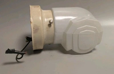 Antique / Vintage Bathroom Wall Sconce Light Fixture Glass Shade. - Image 1 of 4