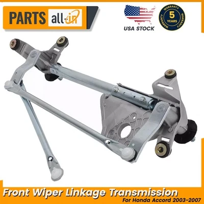 Windshield Wiper Transmission Linkage For Honda Accord 2003 - 2007 76530SDAA01 - Image 1 of 4