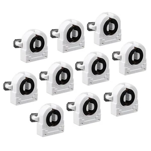 10Pcs Durable T8 Fluorescent Light Holder Fluorescent Lamp - Picture 1 of 6