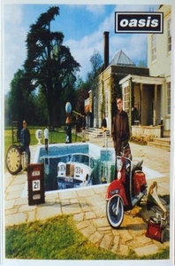 Oasis Be Here Now cassette UK Creation 1997 cassette clear shell silver print - Picture 1 of 12