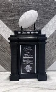 2003 LSU Tigers b.c.s Football Championship Replica 3D printed Trophy - Picture 1 of 4