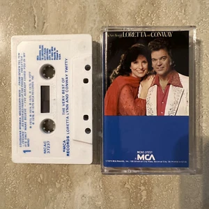 Cassette Loretta Lynn Conway Twitty The Very Best Of 1979 MCA Tested New Case - Picture 1 of 2