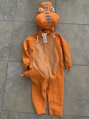 PBS Orange Dino Dinosaur Train BUDDY Halloween Costume Toddler Medium 3-4 (as is - Image 1 of 4