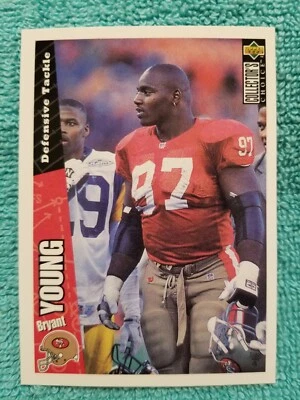 1996 COLLECTOR'S CHOICE BRYANT YOUNG #194 SAN FRANCISCO 49ERS - Image 1 of 4