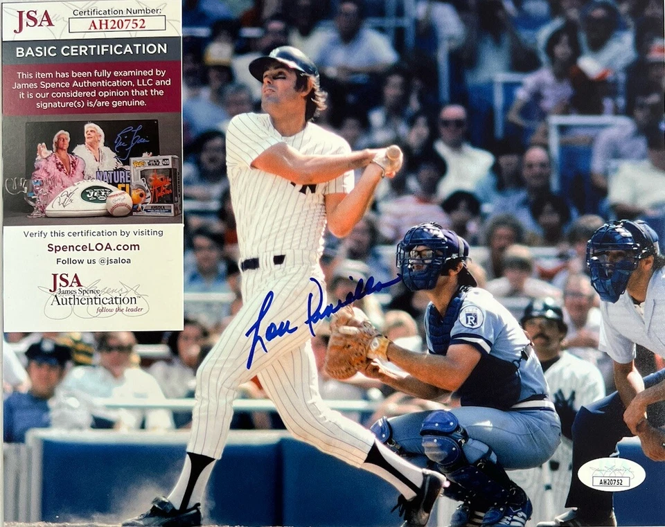 Lou Piniella Yankees Signed Autographed 8x10 Photo JSA COA 3x World Series Champ - Image 1 of 4