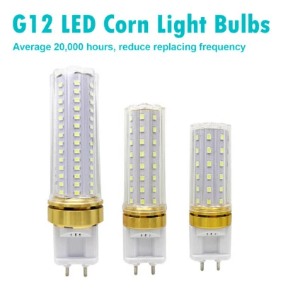G12 LED Corn Light Bulbs Natural White 10W to 20W Cold Warm 110V 130V 220V 240V - Image 1 of 4