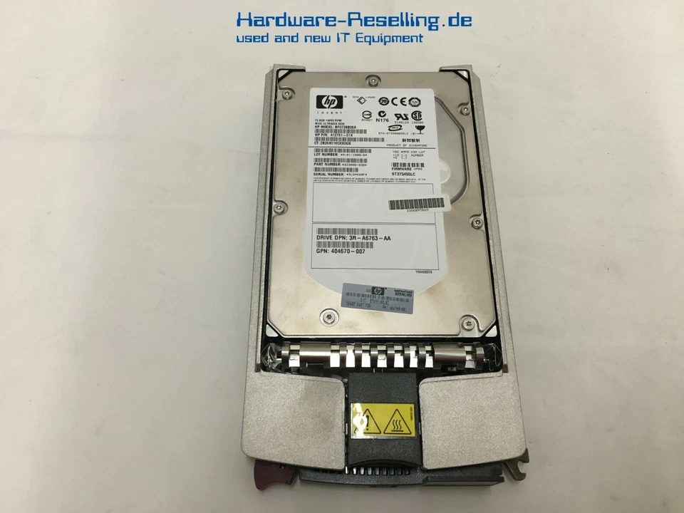 HP Seagate Cheetah 3,5" SCSI 73GB 15K RPM 8MB ST373455LC 412751-014 404670-007 - Bild 1 von 1