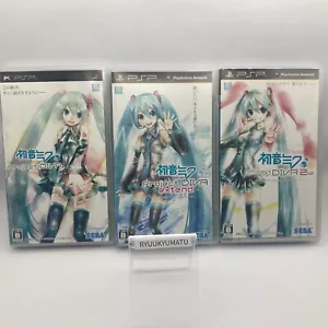 Hatsune Miku Project Diva 1st 2nd Expend With Manual Case PSP SEGA Giapponese - Foto 1 di 5