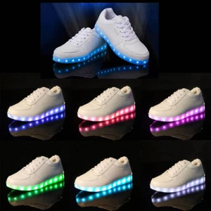 NUEVO LED Cambio de Color Zapatos Tenis Luminosos Entrenadores Intermitentes Zapatos 2025 - Imagen 1 de 22