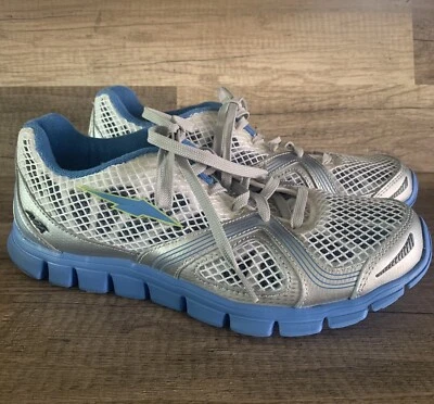 AVIA Mujer Talla 9 Malla y Cuero Running-Training Zapatos Gris y Azul Foto 1 de 4