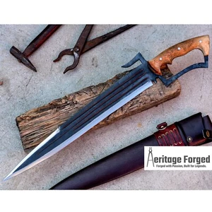 KINGFISHER MACHETE -Tactical-Hunting machete-forged-combat-survival knife-large - Picture 1 of 9