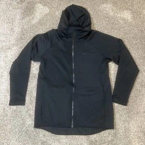 Nike Hoodie Mens Large Black Dri-FIT Full-Zip Performance Jacket Training - Picture 1 of 20