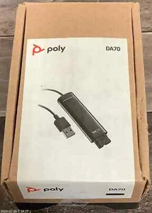 PLANTRONICS POLY DA70 201851-01 USB to QD Headset Adapter - Picture 1 of 6