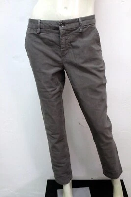 Liu Jo Womens Grey Pants Size 44 Jeans Cotton Pant Pants Regular Logo - Image 1 of 4