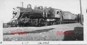 4E496 SMALL RP 1937 CHICAGO GREAT WESTERN RAILROAD 262 LOCO #289 OELWEIN - Picture 1 of 2