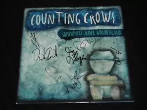 COUNTING CROWS GROUP SIGNED SOMEWHERE UNDER WONDERLAND ADAM DURITZ - Picture 1 of 1