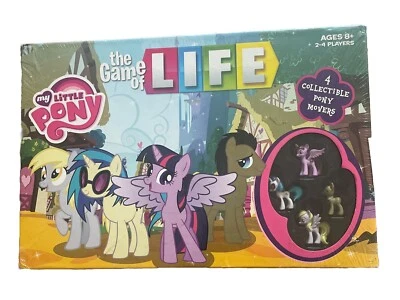 NEW SEALED - My Little Pony Game of Life Board-game w/Collectible Ponies 2014 - Image 1 of 4