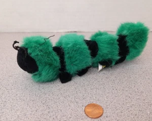 Manhattan Toy Company peluche vintage con etichetta fuzzywumper insetto bruco raro - Foto 1 di 5