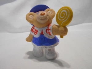 1986 Furskins Young Girl W Lollipop Bear Plastic Figurine Collectable OAA Inc.  - Picture 1 of 6