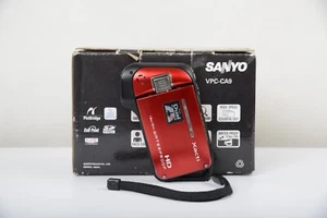 Red SANYO Xacti VPC-CA9 Waterproof Digital Video camcorder HD - Picture 1 of 7
