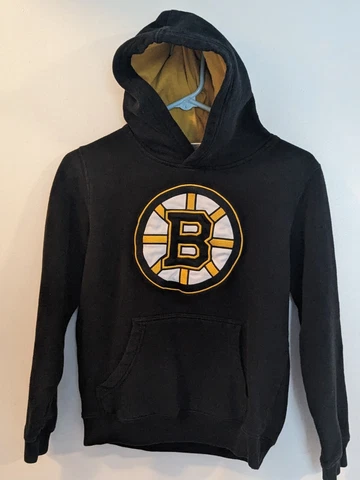 Boston Bruins NHL Hockey Hoodie, Black, Youth Size Medium 10/12 Cover