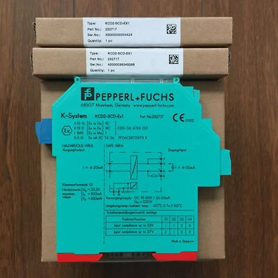 1PCS NEW Pepperl+Fuchs P+F KCD2-SCD-EX1  safety barrier Fast delivery - Image 1 of 4