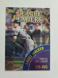 LARRY WALKER & NOMAR GARCIAPARRA 2000 TOPPS BASEBALL CARD # 461 E3336 - Picture 1 of 2